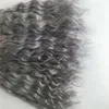 Ombre Farbe Brasilianisches Reines Menschenhaar Bundles 1B Grau Menschliches Haar Weben Zwei Ton Wasser Welle Haareinschlag 3 Stücke