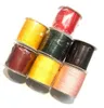 350m / lot Soie Multicolore Cordon Cordon Cordon Coffre des composants pour Bijoux Craft DIY 0.5mm WC26