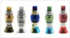 Neue glänzende Harzrohr-Ersatzkappen für Glas TF12 TFV8 Baby Big Baby Tank Cleito 120 MELO 3 III mini The Troll RTA Drip Tip