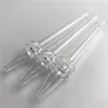 Quartz Rig Stick Nagel Mini -Nektar Sammler mit Shisha 5 Zoll Clear Filter Tipps Tester Quarz Strohrohrglas Wasser Rohre Raucherzubeh￶r