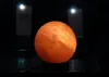6-дюймовый 8-9-фунтовый гималайский соляная лампа Глобус, ручной работы из хрусталя Соляная ночник на деревянной основе с диммером, лампочка