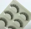 3D Eyelash Extensions Black Fake False Eyelashes Curl 3D Lashes 3 Pairs Thick Crossing Eye Lash Handmade