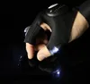 Torches 2 LED Light Flashlight Cykelhandskar Torch Magic Strap Glove för reparation och arbetar utomhus sport / camping / vandringsfinger