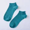 Försäljning Solid Färg Vertikal Candy Färger Bomull Kvinnors Strumpor Hosiery Double Needle Fresh Sweet Ladies Sock LW005