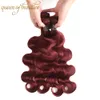 Borgondo peruviano peruviano brasiliano peruviano Burgundy 99J Colore Human Weave Bundle Wave Wave Hair Extension51164807547582