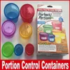 Perfect Portions حاويات تخزين الطعام طريقة سهلة لفقدان الوزن MINI Portion Lunch Boxes حاويات التحكم في تخزين الطعام