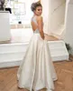Jewel Top Beaded Prom Dresses Long Puffy Sequin Crystal Floor Length Prom Gowns Couture Keyhole Back Dresses Evening Wear Real Party 2018