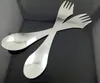 Bıçak Çatal Kaşık 3 Arada 1 Sofra Sabağı Spork Paslanmaz Çelik Edeniz Combo Mutfak Açık Piknik Çatal Teşheri ScoopKnifefork Set7382404