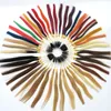 46colors Color Rings for Human Hair Extensions XUCHANG HARMONY HAIR can customized yourself Fashion beauty color