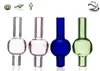 Accessoires de fumeurs colorés Bouchon de carburateur de bulle de verre Dôme rond pour conduites d'eau, XL épais Quartz thermique Banger Nails Dab Rig 558