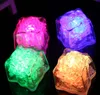 Light Ice Wedding bar supplies induction electronic colorful Nightlight ice cubes Led Rave Toy