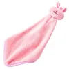 Neues Handtuch Korallensamt Kaninchen Modellierung Handtuch Küchentücher Cartoon sauberes Handtuch Wischen Sie das Tuch IC850 ab