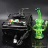 Kit chiodo elettrico Heady D E rig digitale Nail Coil PID con percolatore a pettine in vetro Bongs Oil Rigs E kit elettrico dab