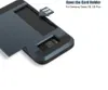 삼성 갤럭시 S8 S8 플러스 글라이드 백 커버의 1 갑옷 케이스 삼성 갤럭시 S8 전화 커버 coque 용 내부 카드 슬롯
