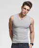 Bom A ++ Men's Tank Tops Sem Mangas T-Shirt Apertado-Mexting V-Neck Wide Ombro Vest Sports Baseball Ombros TM021 Mens Tanks Top