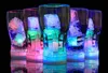 Mini LED Party Lights Square Color Changing LED ice cubes Glowing Ice Cubes Blinking Flashing Novelty Party Supply