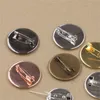 BoYuTet 50Pcs 6 Colors 25MM Round Cabochon Base Setting Brooch Blank Bezel Tray Diy Jewelry Accessories299K