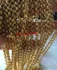 Lot 5meter Gold Tone Fethel Stainless Fashion 4mm Round Rolo Link Chain Jewelry Finding Narking Chain DIY