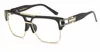 Groothandel - Oversized Squre metalen brilmonturen Mannen Vrouwen Leesbril Transparent Frame