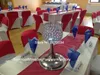 Ny! Bröllopsinredning Guld eller Sliver Crystal Table Centerpiece Flower Stand