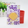 16 * 24 cm Purple Gold Flowers Samoosobowe Torby Wodoodporne I Dust Proof Nuts Snack Ozdoby Torby Spot 100 / Pakiet