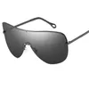 ALOZ MICC lunettes de soleil design pour hommes monture en métal surdimensionné grandes lunettes de soleil polarisées femmes Super lunettes lentille intégrée UV400 A345720365