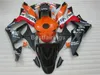 注入ボディパーツホンダCBR600RR 07 08オレンジブラックフェアリングセットCBR 600RR 2007 2008 YT35