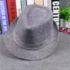 Whosales Wiosna Jesień Mężczyźni Kobiety Fedora Kapelusze Miękkie Outdoor Outdoor Brim Caps Dorosłych Moda Street Jazz Cap Top Hats GH-62