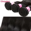 Brasilianska raka hårvävbuntar blanda inches 8-26INCH Brasilianska Virgin Hair Straight Remy Human Hair Extensions Partihandel Billiga Bundle
