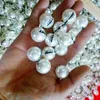 Bola de plástico ABS DIY rodada de grãos de pérola material de gotejamento secundário através do buraco pérola acessórios de jóias