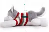 Dorimytrader Artikel 100 cm Big Simulated Animal Husky Dog Plush Toy 39039039 Giant Cartoon Dogs fylld dockkudde Baby PR3812249