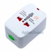 Alles in één reis Universal Plug Adapter International AC Power Charger AU US UK Converter Electrical Power Plug met 1 Dual USB P1238779