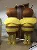 Costumes high quality little bee mascot costume for adults 100% real picture free shipping