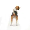 الفنون والحرف Beagle Hound Canine Pedigree لطيف جرو تمثال براون يقف staue النحت ل عشاق الكلاب