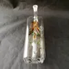 Kolor Dragon Water Smoke Glass Bongs Akcesoria Hurtowe Szklane Bong