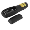 Draadloze presentator R400 24GHz Remote Control Presentation Clicker 5MW Red Laser Pointer Flip Pen met USB -ontvanger4524008