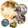 Mini Kit d'outils de jardin, petite pelle, râteau, manche en bois, tête en métal, outil de jardinage pour enfants, ZA25964143759