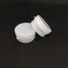 10ML White Plastic Cosmetic Smaple Jar 34x17MM 10Gram Size Cream Empty Bottle Mask Containers Jars Small Pot