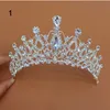 Nieuwe Collectie Luxe Verschillende Types Bruiloft Tiara Diamond Cryatal Rijk Kroon Bruids Hoofdband Voor Bruid Haar Sieraden Party Accessoires