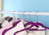 100 stks slank fluwelen hangers ruimte redden antislip pool coating velor hangers kleding opslag houder hanger antislip