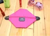 New Korean Candy Color Women Bag Folding Handbag Storage Waterproof Purse Make Up Bags For Ladies Cosmetic Bags a691