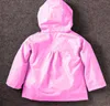 Flickor Blomma Raincoat Kids Mode Vinterrock Blomma Raincoat Jacka för vindtät Outwear Raincoat Windbreaker 9 Färg KKA2921