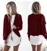 2017 Europa e Stati Uniti Donna Cardigan Jacket tinta unita Turn-down Collar Short coat Women Coats