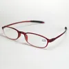 Good Quality Slim Frame Presbyopia Reading Glasses Springy Plastic Material And Antiskid Legs Eyewear For Older People