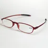 Good Quality Slim Frame Presbyopia Reading Glasses Springy Plastic Material And Antiskid Legs Eyewear For Older People