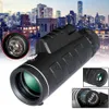 Dag en nacht Vision HD 40x60 Handheld Optische Monoculaire Outdoor Camping Hunting Telescope Zoom met Compass Statief Telefoon Clip MOQ: 30PCS