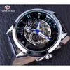 OFERSININIK 2019 TIME Space Fashion Series szkieletowe zegarki męskie Top marka luksusowy zegar Automatyczny męski zegarek na nadgarstek