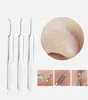 Roestvrijstalen meeweg Whitehead Remover Naald Kit Smemish Acne Pimple Extractor Makeup Tools