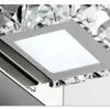 LED crystal mirror lamp Square bathroom lights Champagne/White LED Wall Light wall sconce lighting 16/32/46/62cm Long