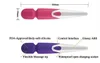 iWand 마술 지팡이 마사지, 10 DHL에 의해 USB 충전식 매직 완드 AV 진동기 진동, 방수 전신 마사지 핑크 / 퍼플 무료 속도 향상